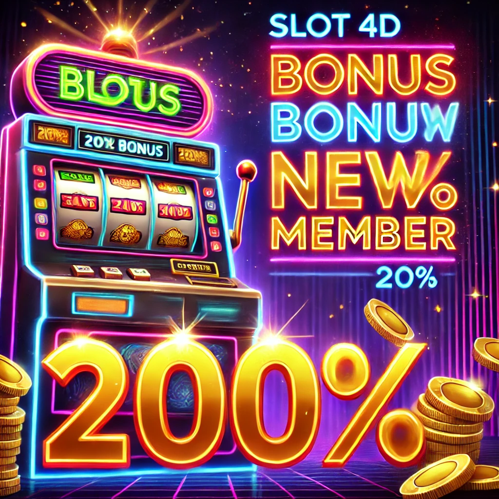Slot 4D Bonus New Member 20%: Peluang Menarik untuk Pemain Baru