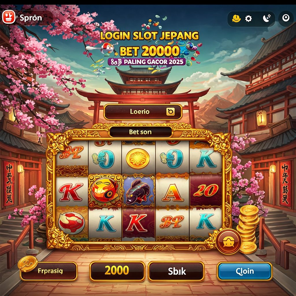 Login Slot Jepang Bet 200 Paling Gacor 2025: Raih Sensasi Maxwin!